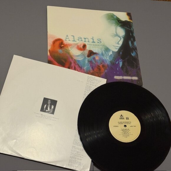 Vintage Alanis Morissette Jagged Little Pill 1995 Record Vinyl 33 RPM Album 12" - Picture 1 of 4
